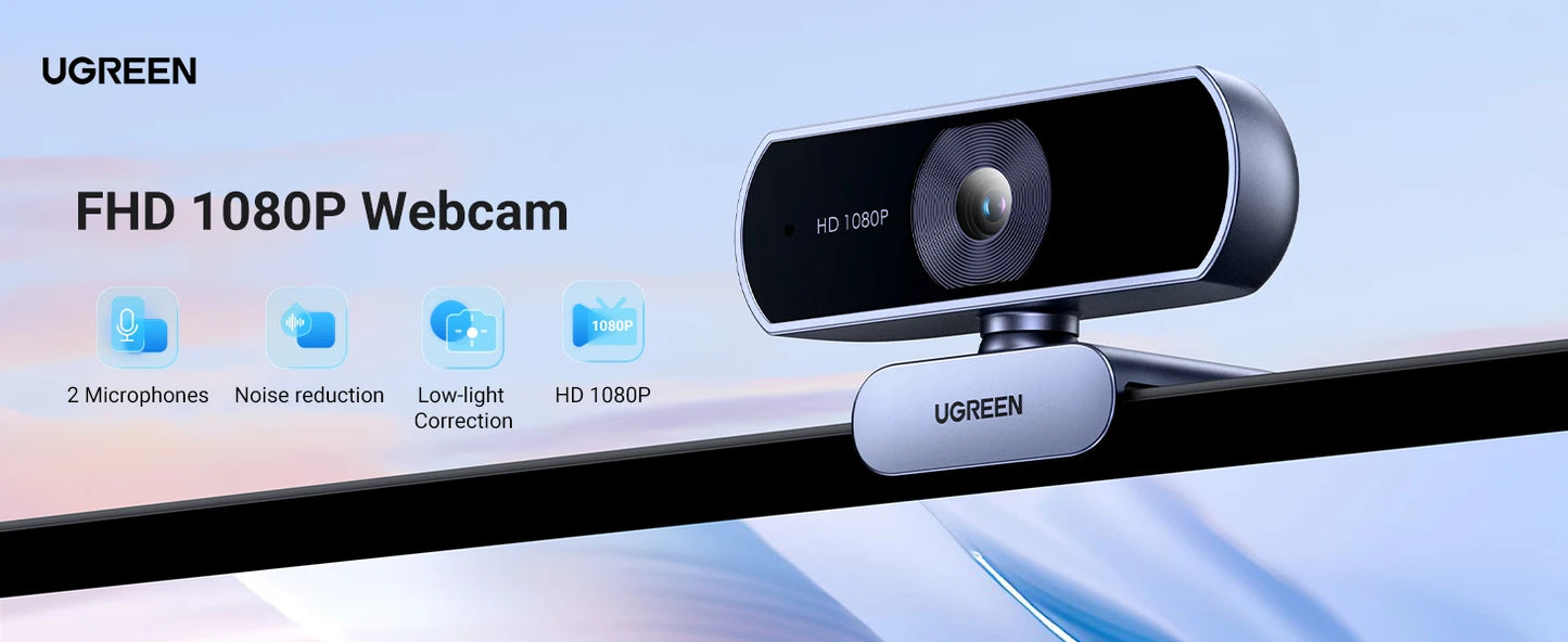 UGREEN USB Webcam 1080P HD