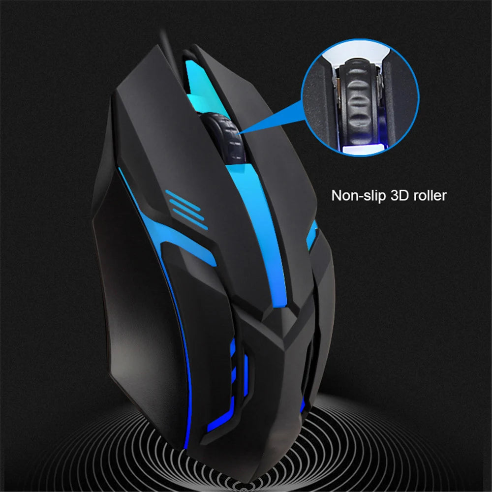 USB Wired Colorful Gaming Mouse