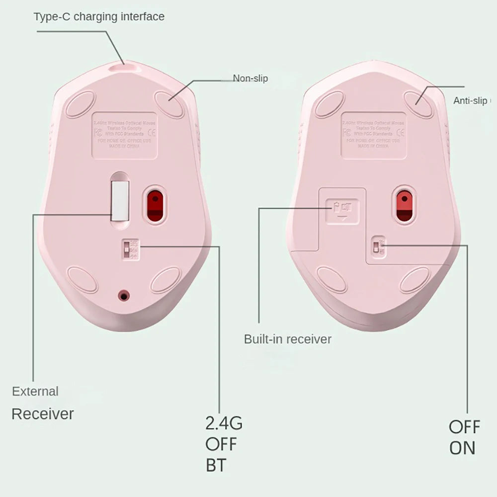 Wireless Dual Mode Mouse with Wireless Mice