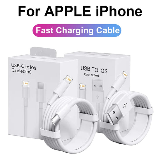 Original 30W USB Cable For Apple iPhone Fast Charging, USB C TO iOS Cable Charger Accessories