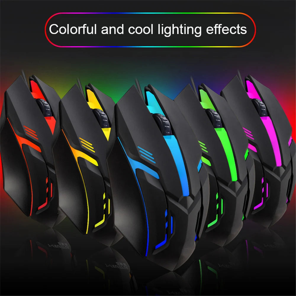 USB Wired Colorful Gaming Mouse