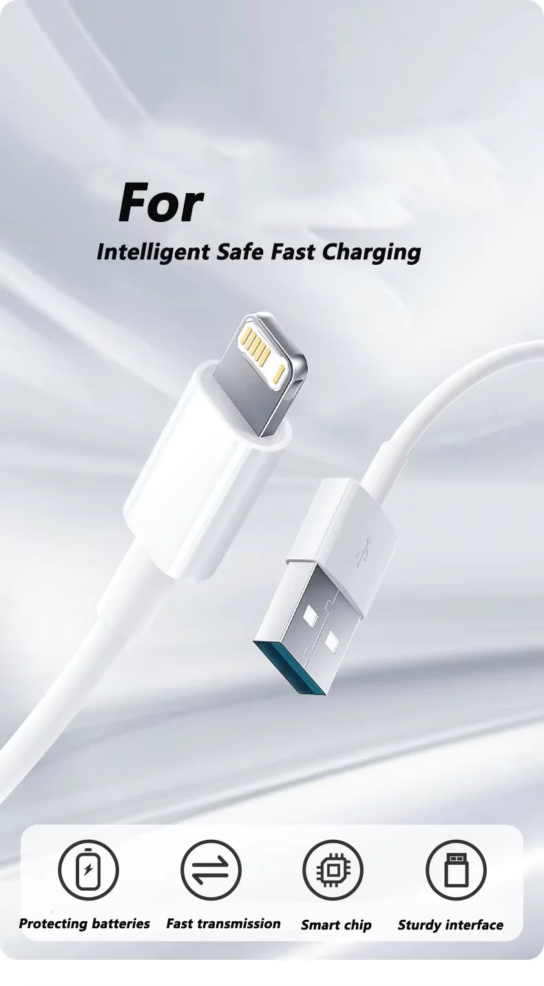 20W fast charging cable suitable for iPhone 14 13 12 11 Pro Max Mini USB 8 Plus XS tablet charging data cable