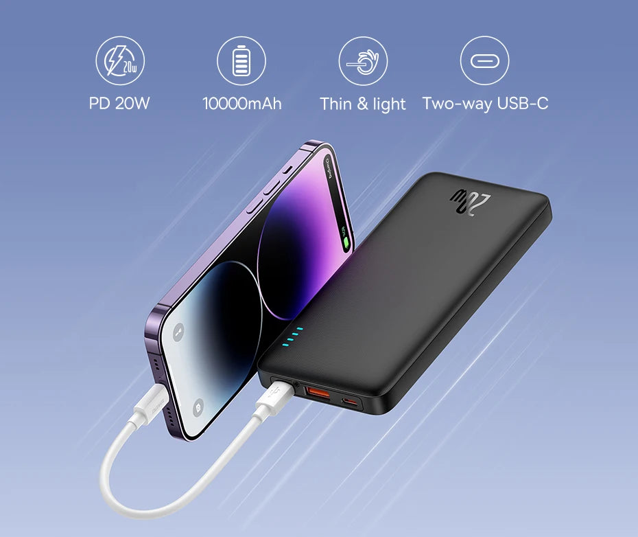 Baseus Airpow 20W Power Bank 10000mAh 20000mAh