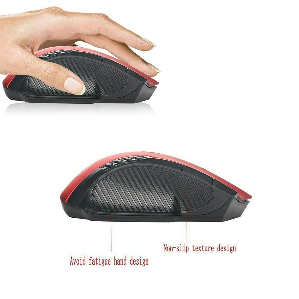 Wireless Gaming  6D Optical Mouse, Right Scroll Mice for Gamer