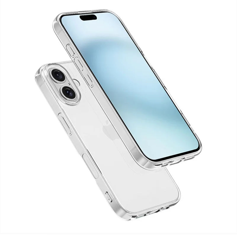 Iphone 16 Pro Max Plus plus Ultra Thin Silicone Transparent TPU Case