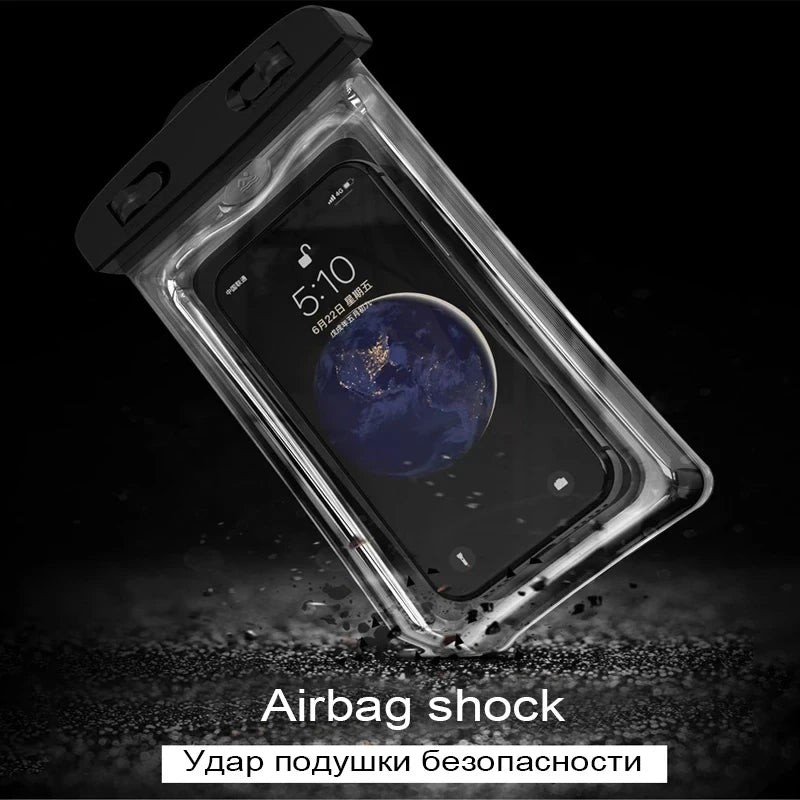 Waterproof Air Bag Case For iPhone 15 14 13 12 11 Pro Max Xiaomi 14 Plus Samsung S24 Ultra Soft Phone Accessories