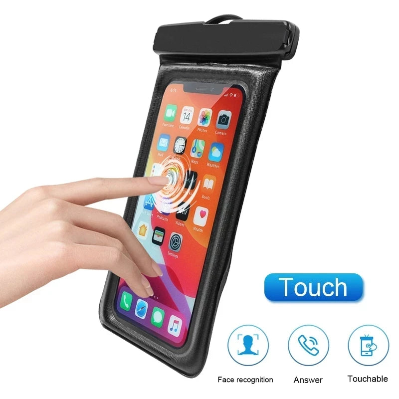 Waterproof Air Bag Case For iPhone 15 14 13 12 11 Pro Max Xiaomi 14 Plus Samsung S24 Ultra Soft Phone Accessories