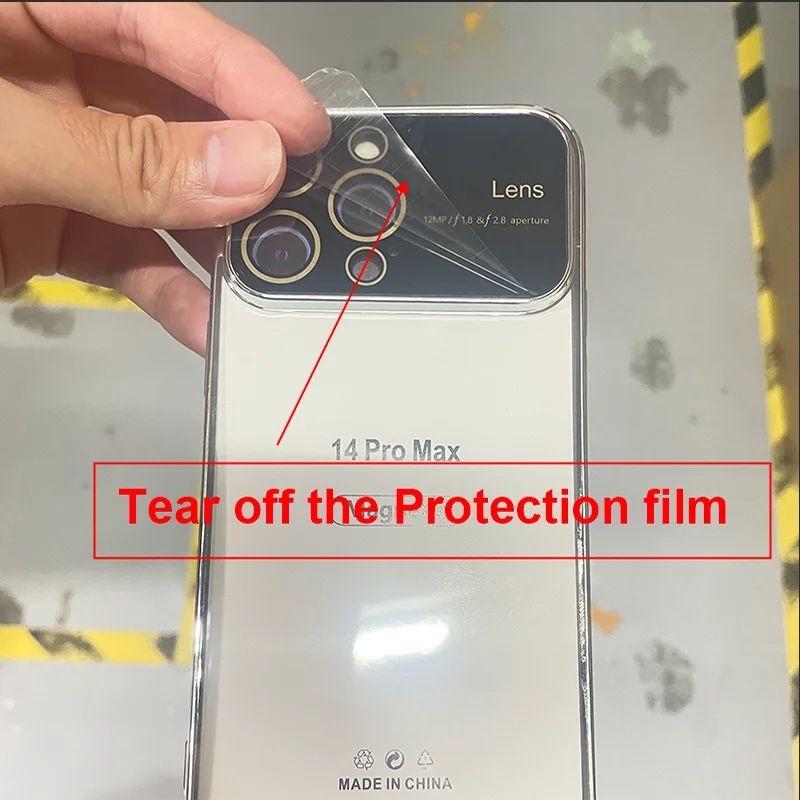 IPhone 15 14 Pro Max 15 Plus Luxury Magnetic Glass Lens Protector Case+ Shockproof Soft Clear + Wireless Charge Cover